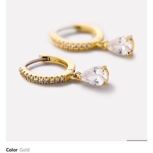 Ana Luisa Gold Plated Teardrop Earrings